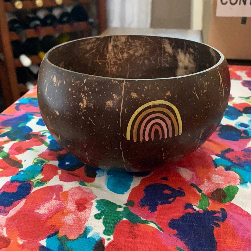 Hand crafted coconut bowl